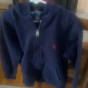 Boys Polo Ralph Lauren navy blue hoodie size 8